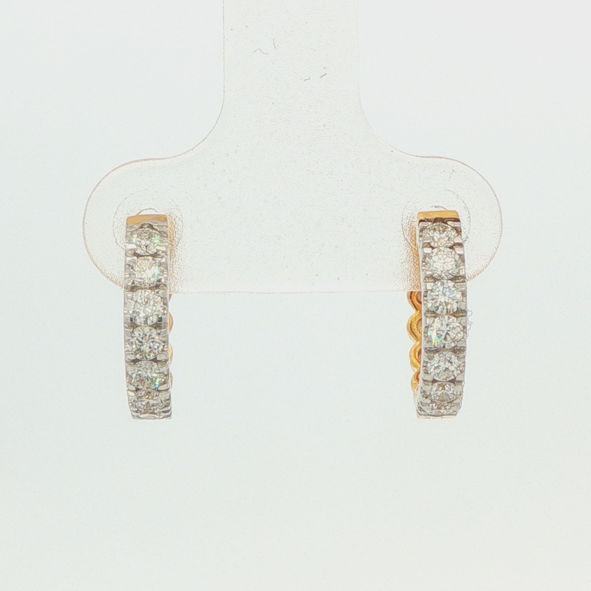Lab-Grown Diamond Huggie Earrings