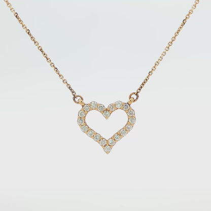 Diamond Heart Necklace