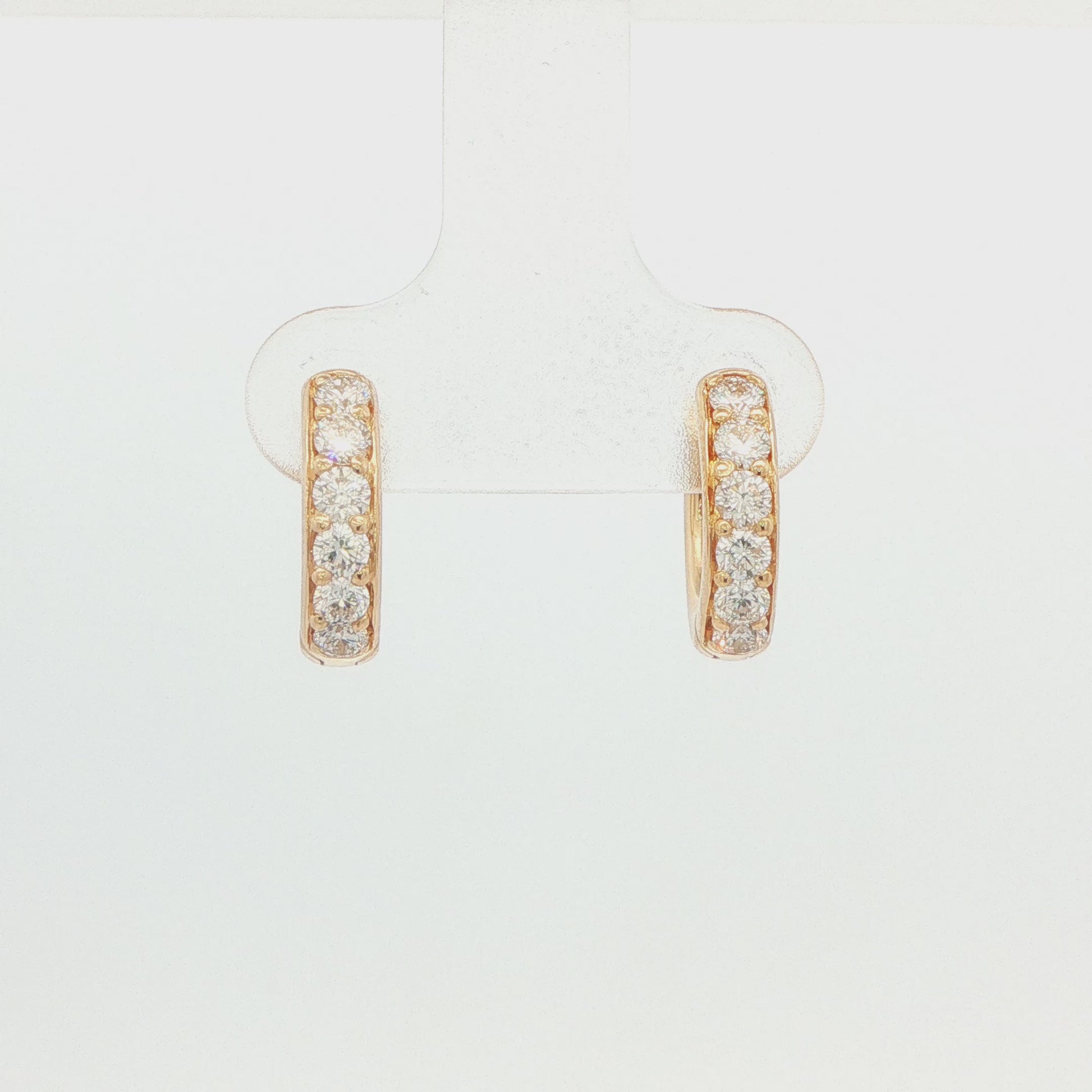 Lab-Grown Diamond Huggie Earrings