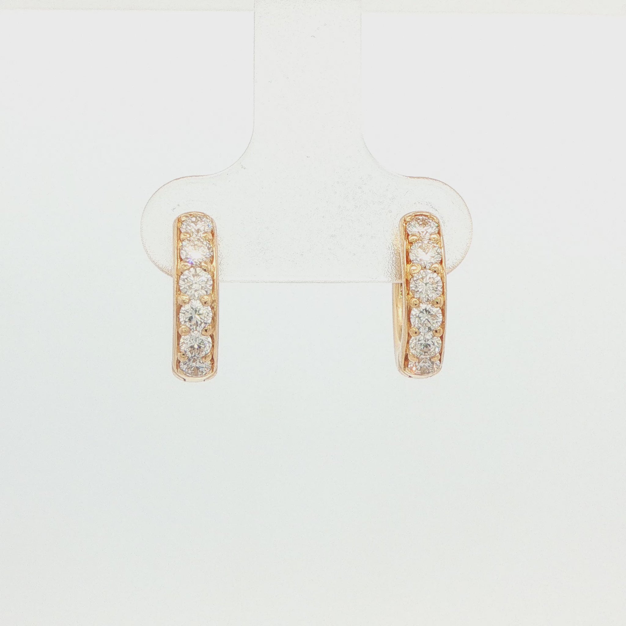 Lab-Grown Diamond Huggie Earrings