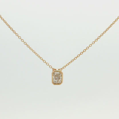 0.50 CT Lab-Grown Diamond Solitaire Pendant Necklace