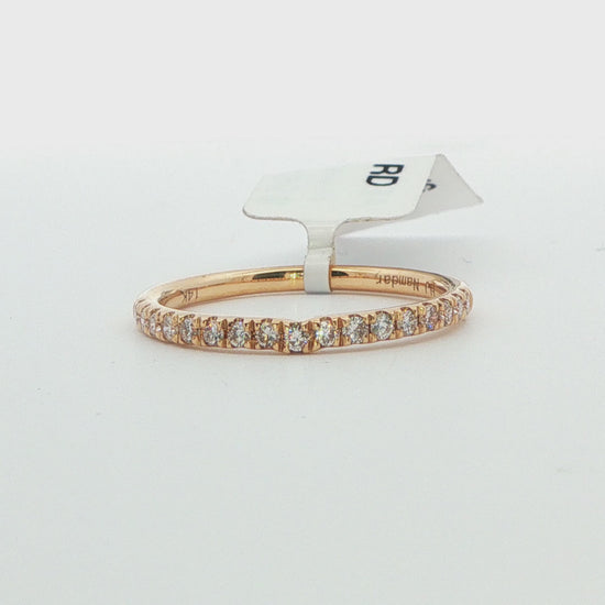 14K Yellow Gold Diamond Anniversary Band