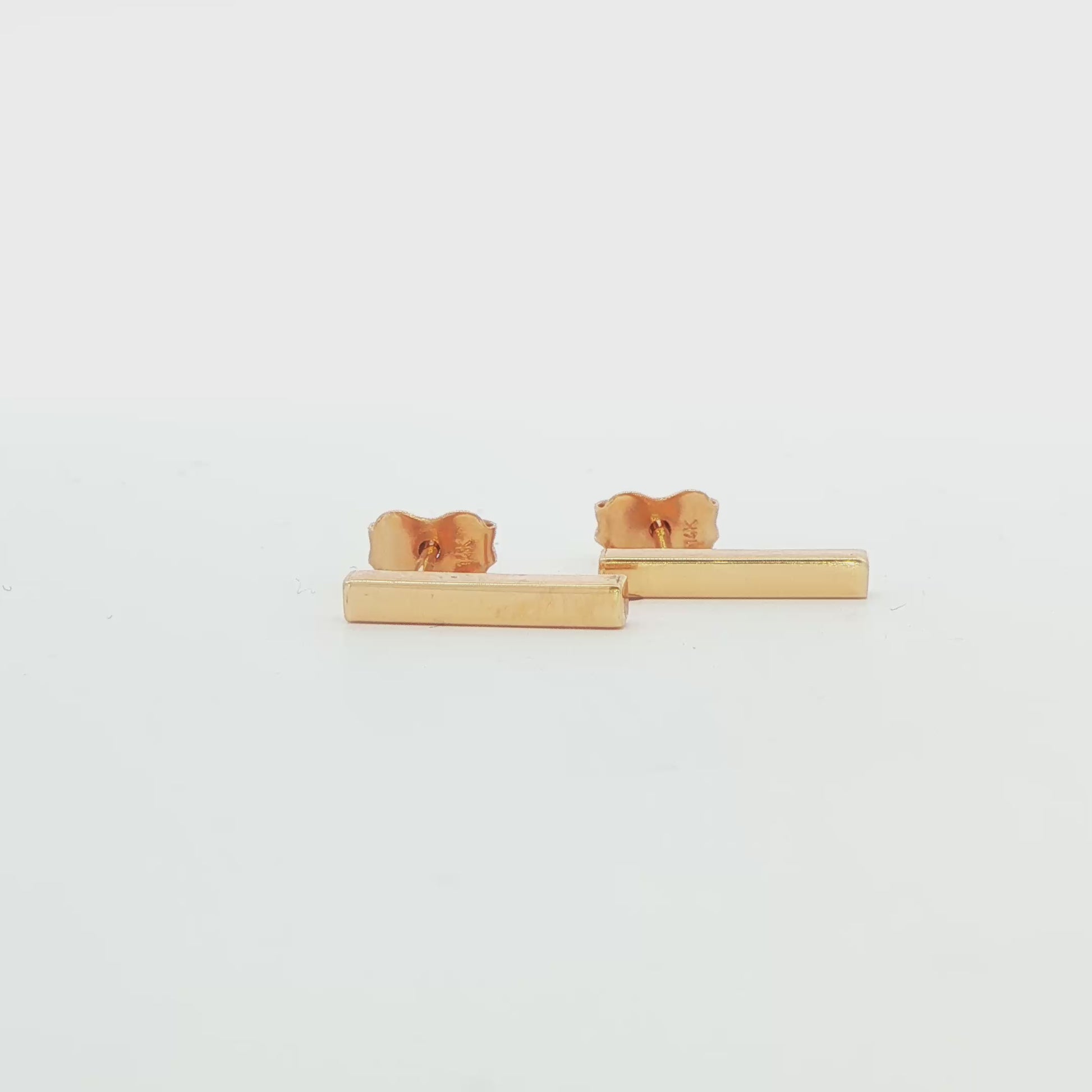 Bar Stud Earrings