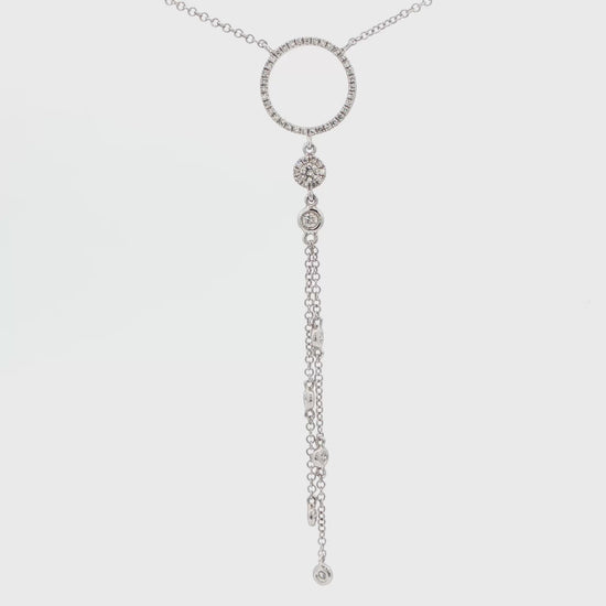 Diamond Lariat Necklace
