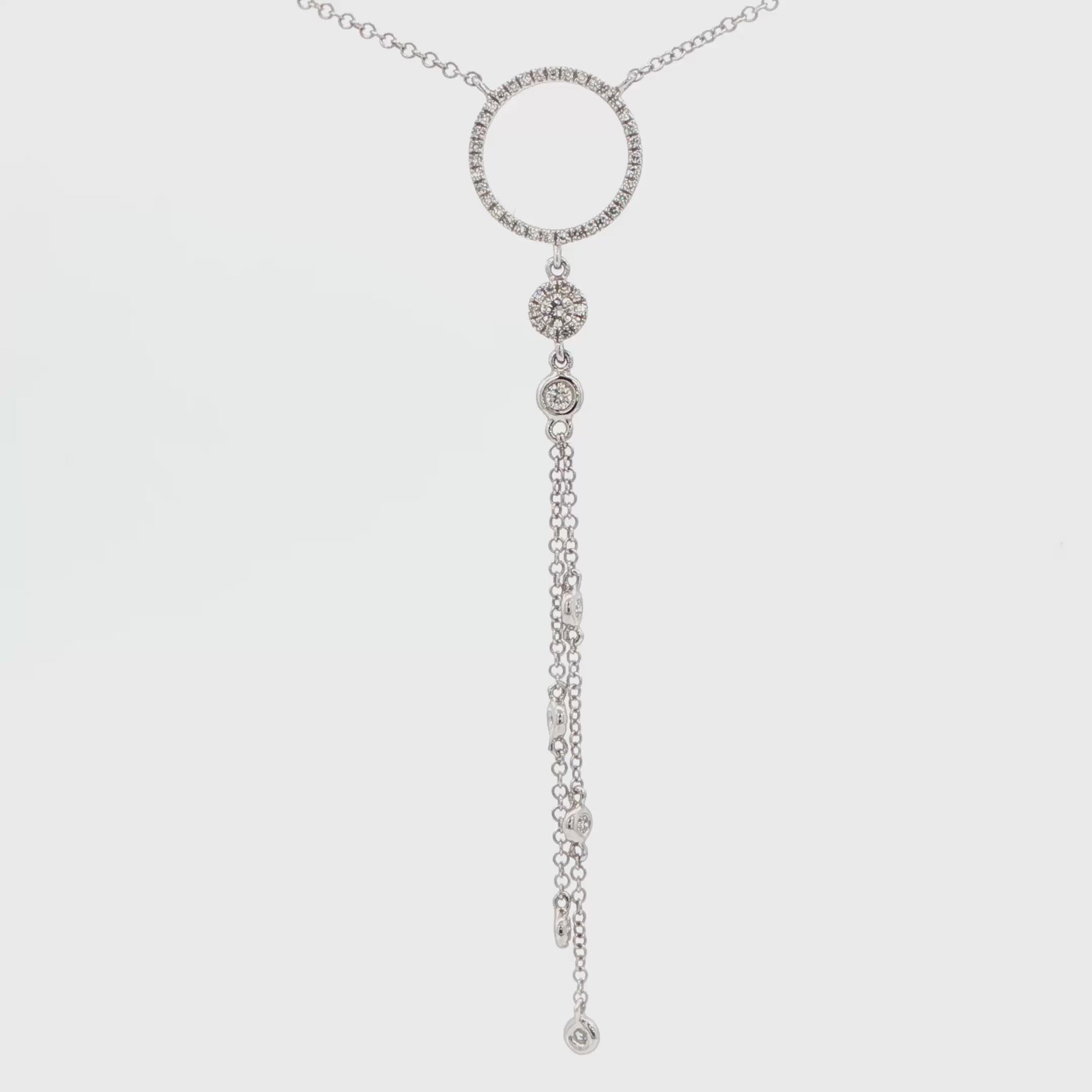 Diamond Lariat Necklace