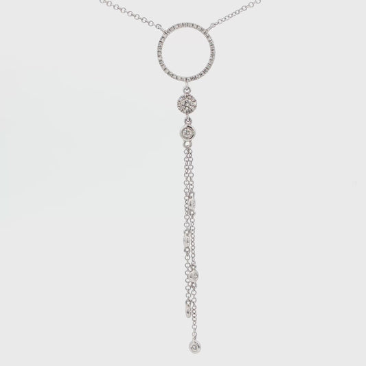 Diamond Lariat Necklace