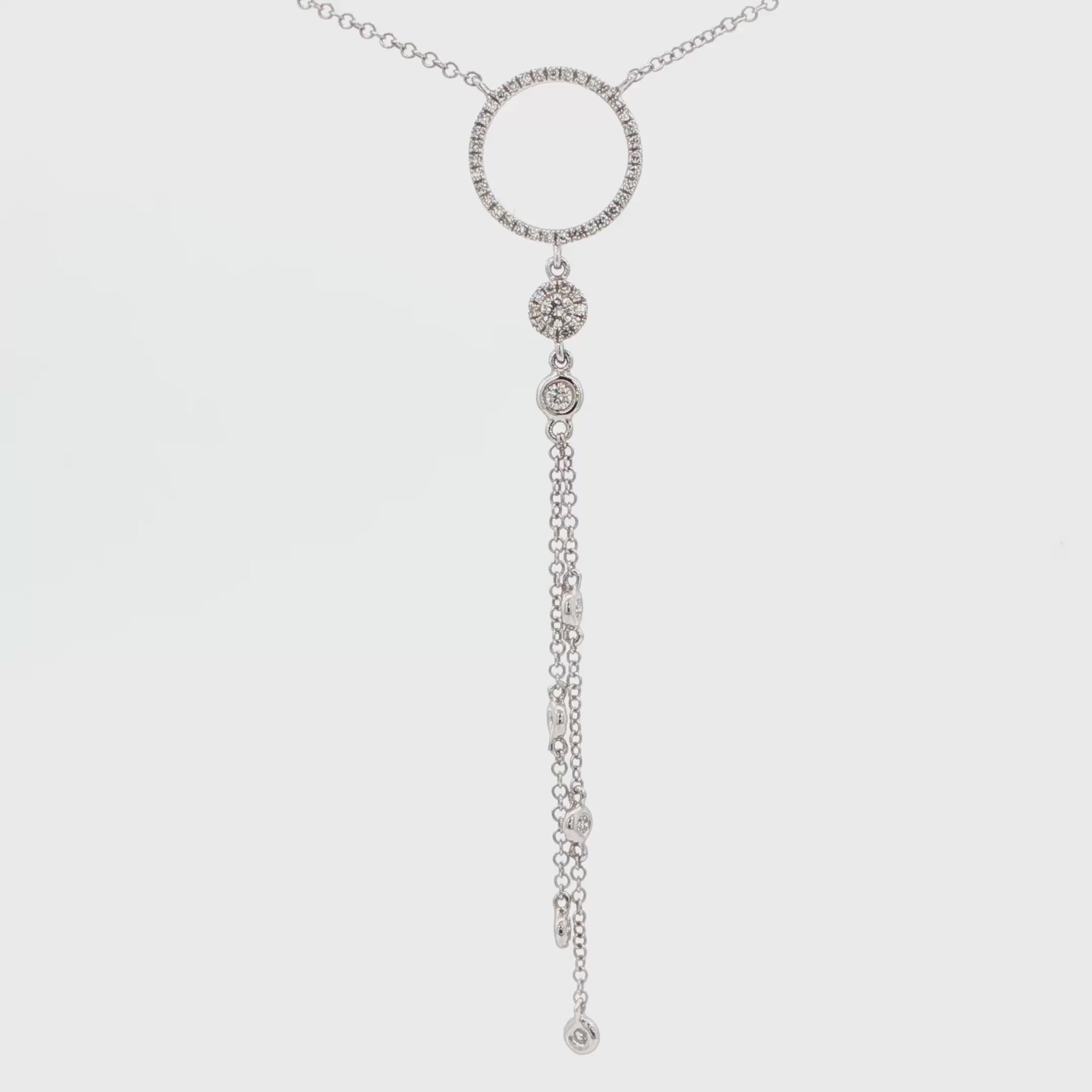 Diamond Lariat Necklace