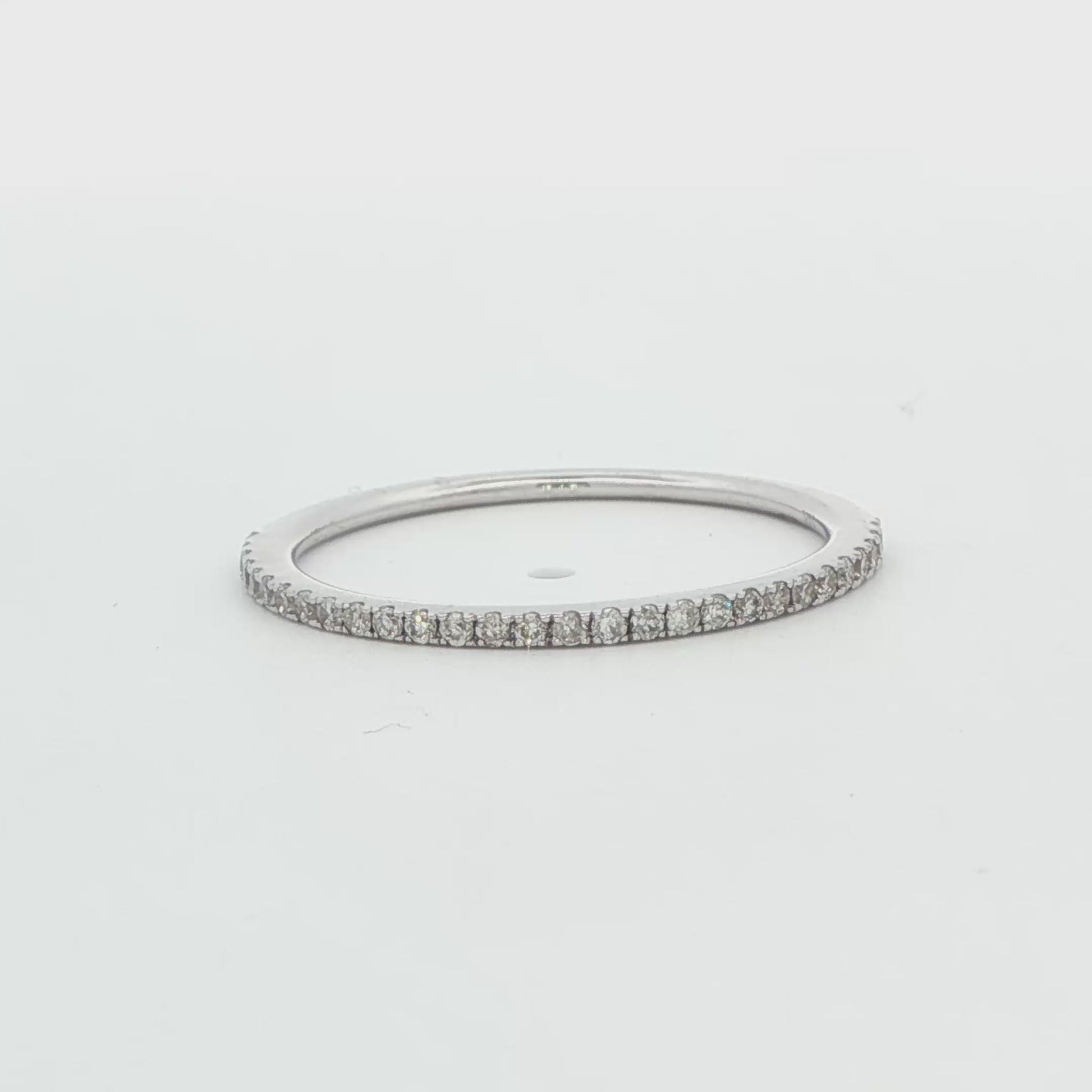 14K WG WHITE DIA BAND .33 CTTW 2