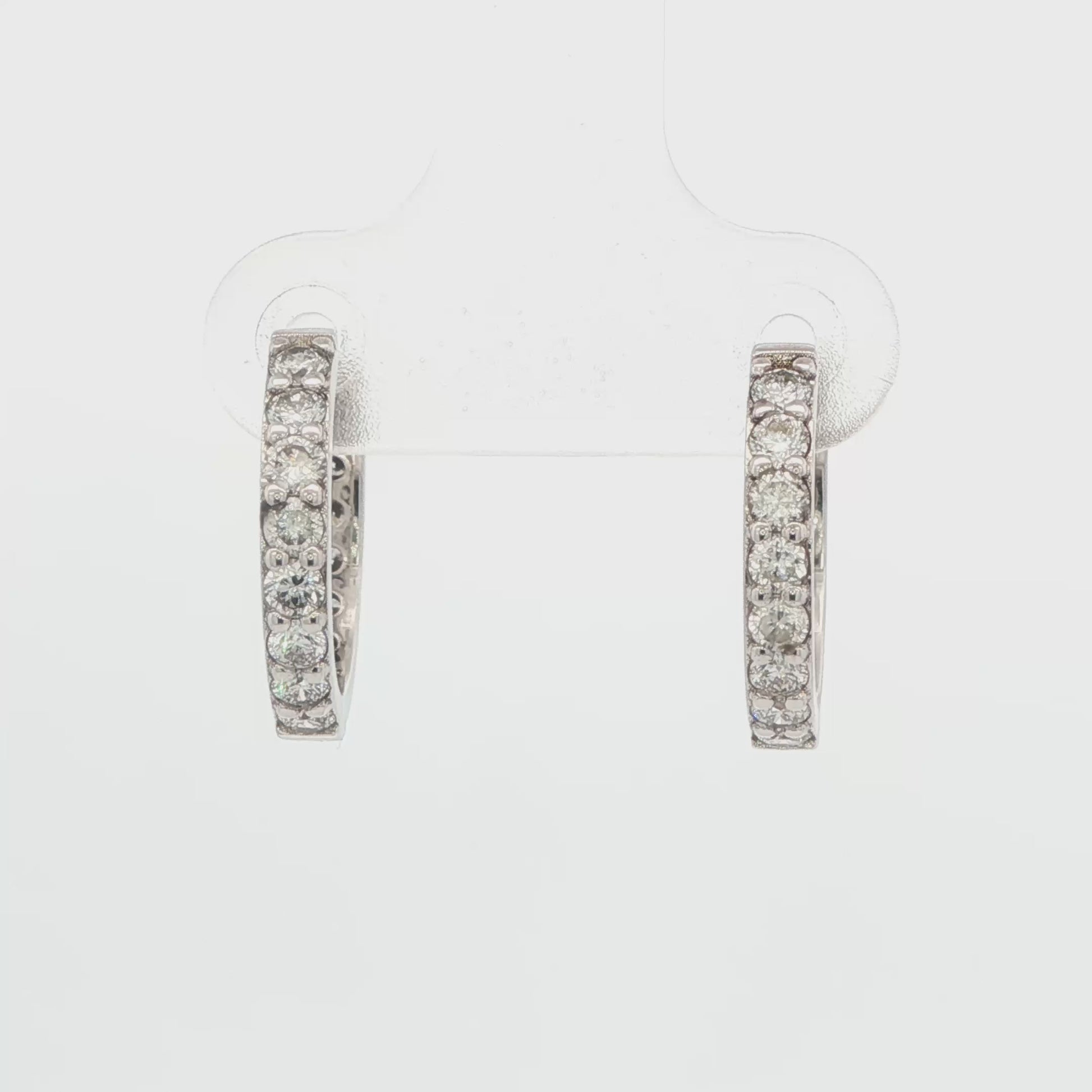 Lab-Grown Diamond Hoop Earrings