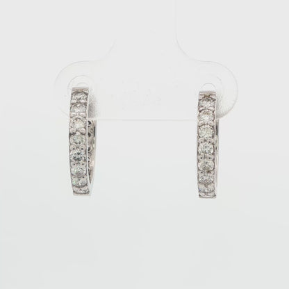 Lab-Grown Diamond Hoop Earrings