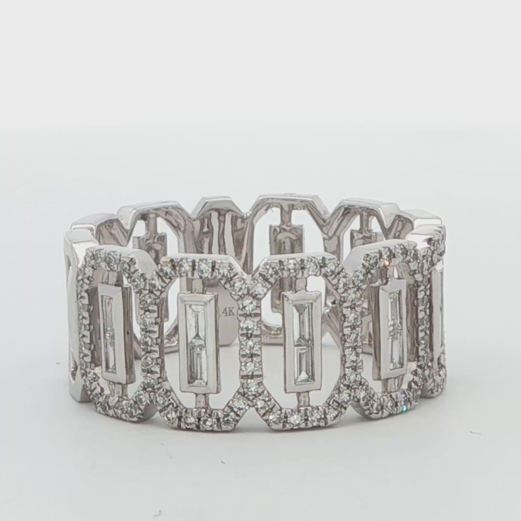 Vintage Diamond Wedding Band