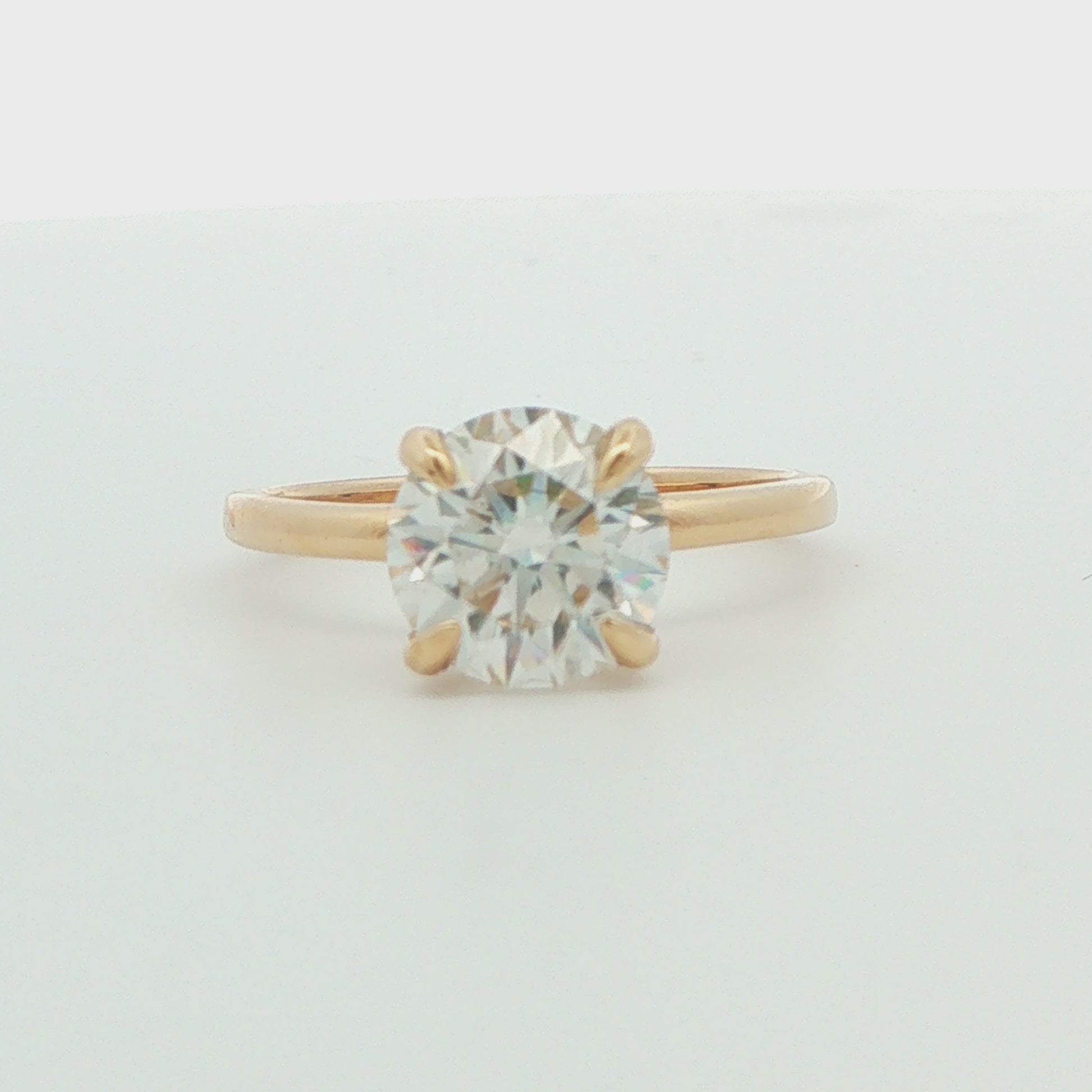 Lab-Grown Diamond Solitaire Ring