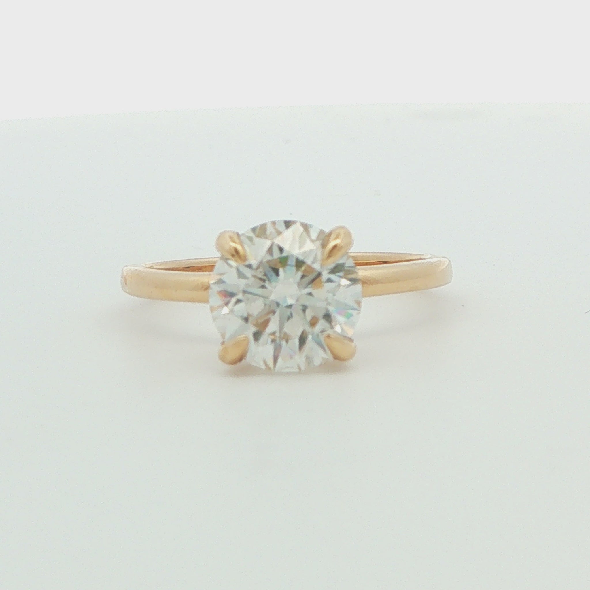 Lab-Grown Diamond Solitaire Ring