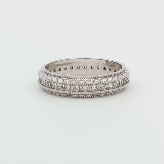 Diamond Channel-Set Eternity Band