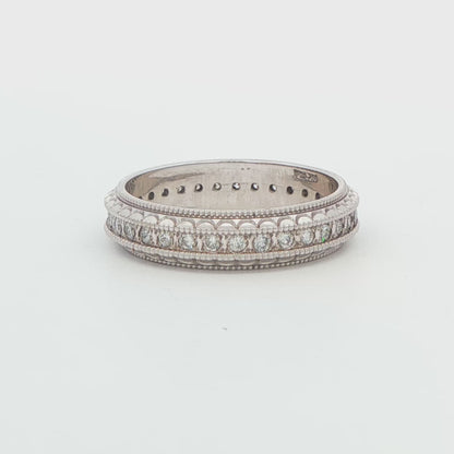 Diamond Channel-Set Eternity Band