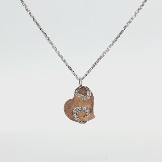 Diamond Heart Pendant Necklace