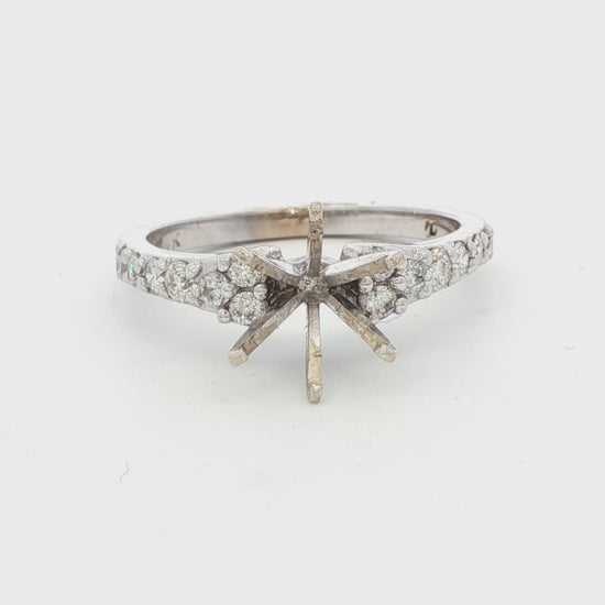 Diamond Solitaire Semi-Mount Ring