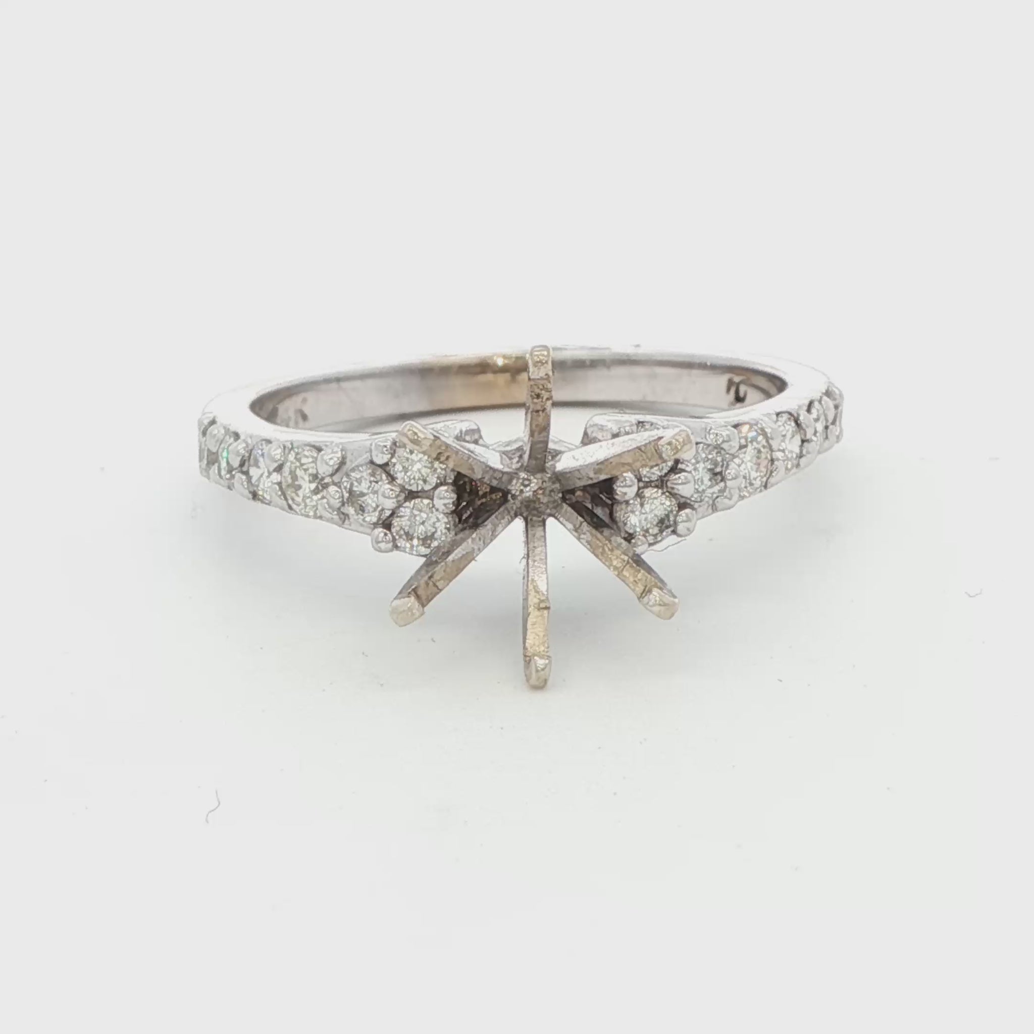 Diamond Solitaire Semi-Mount Ring