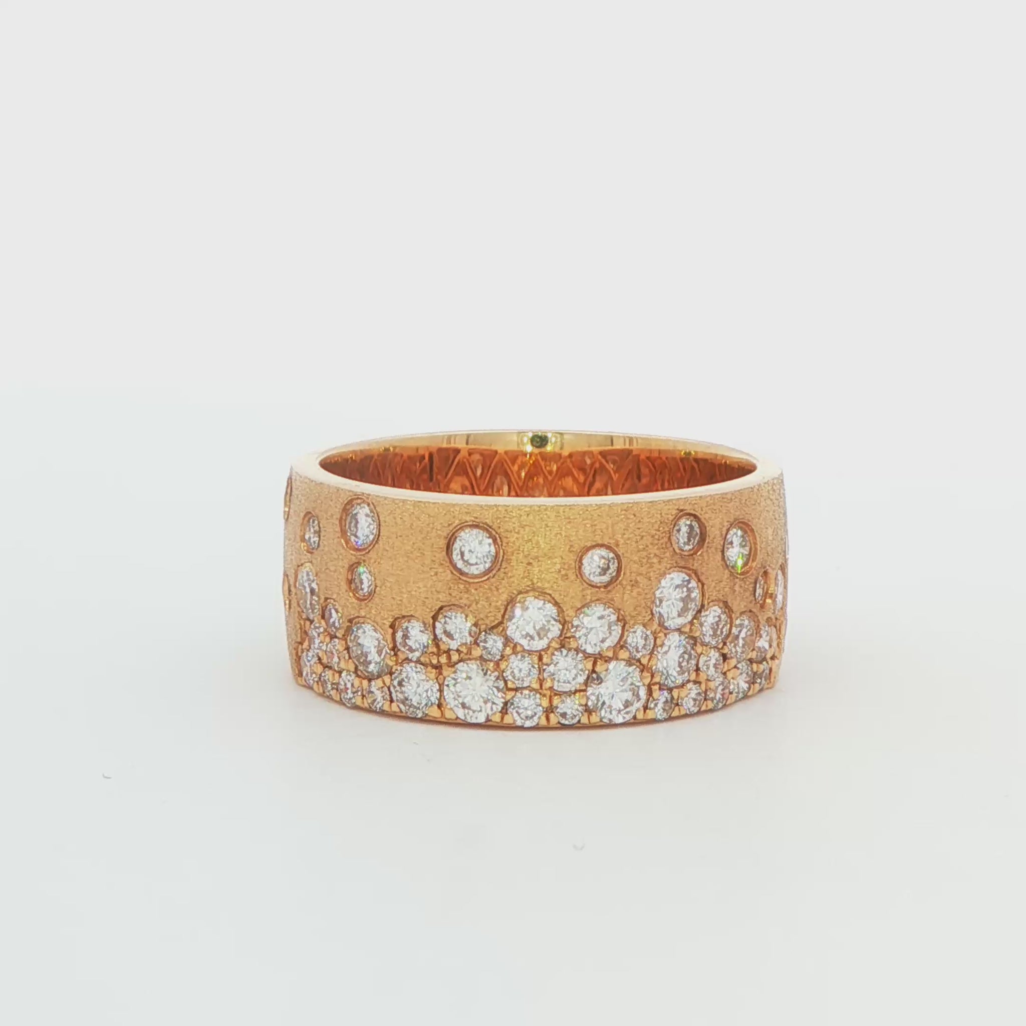 Diamond Cigar Band Ring