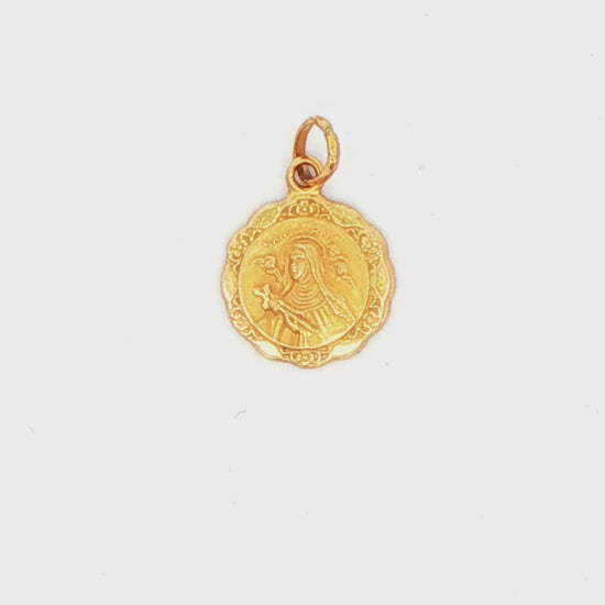 Santa Rita Religious Pendant