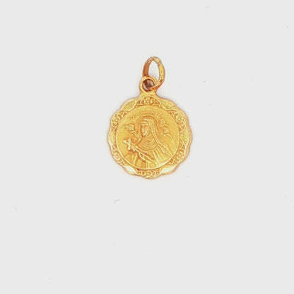 Santa Rita Religious Pendant