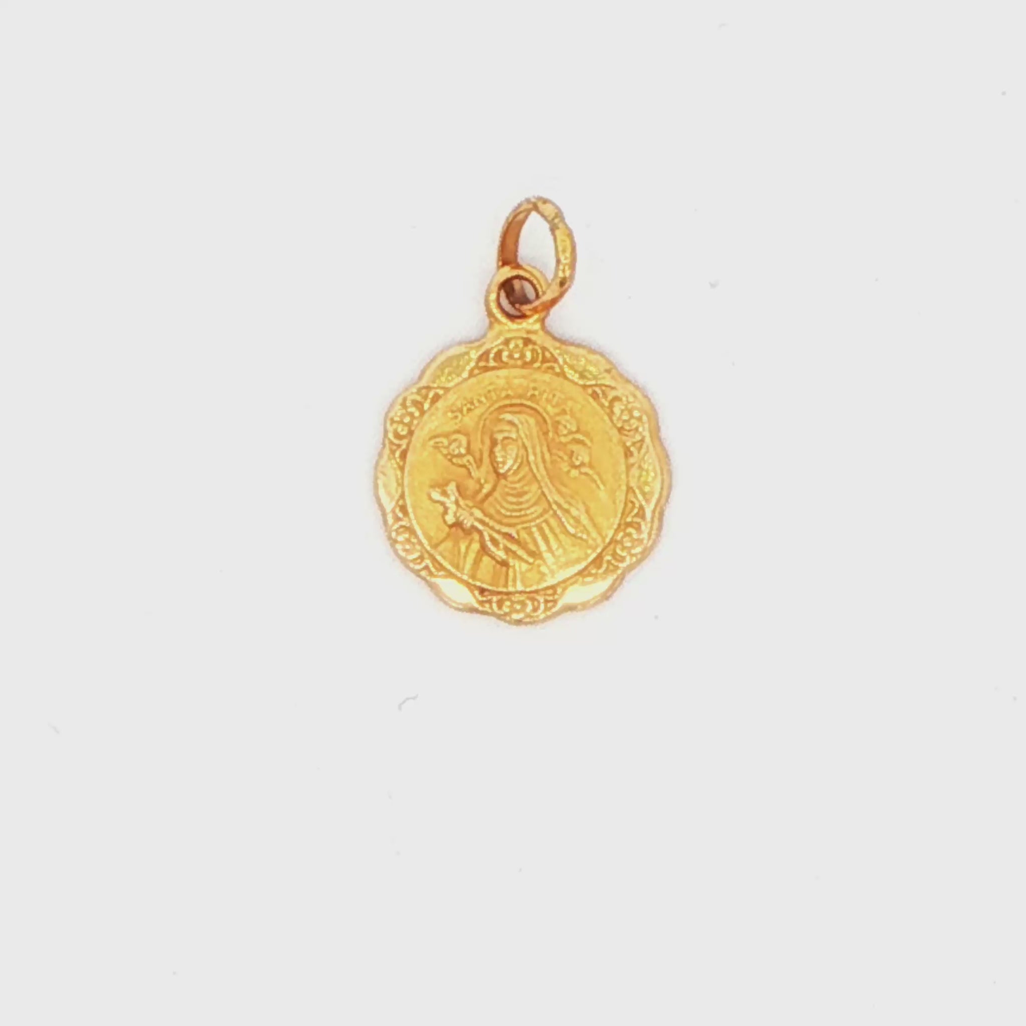 Santa Rita Religious Pendant