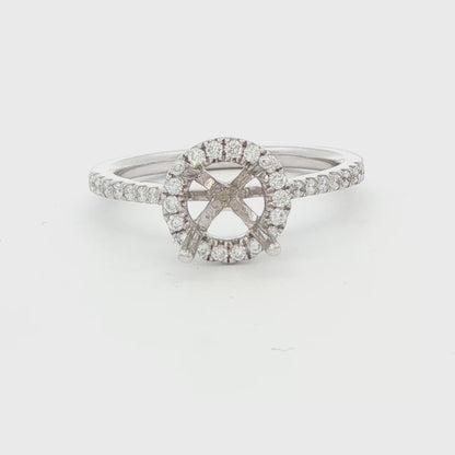 Diamond Semi-Mount Ring