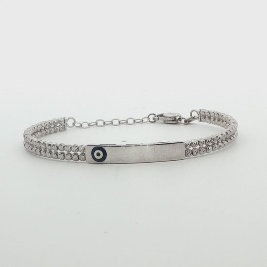 Baby Evil Eye ID Bracelet