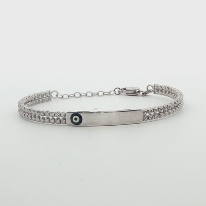 Baby Evil Eye ID Bracelet