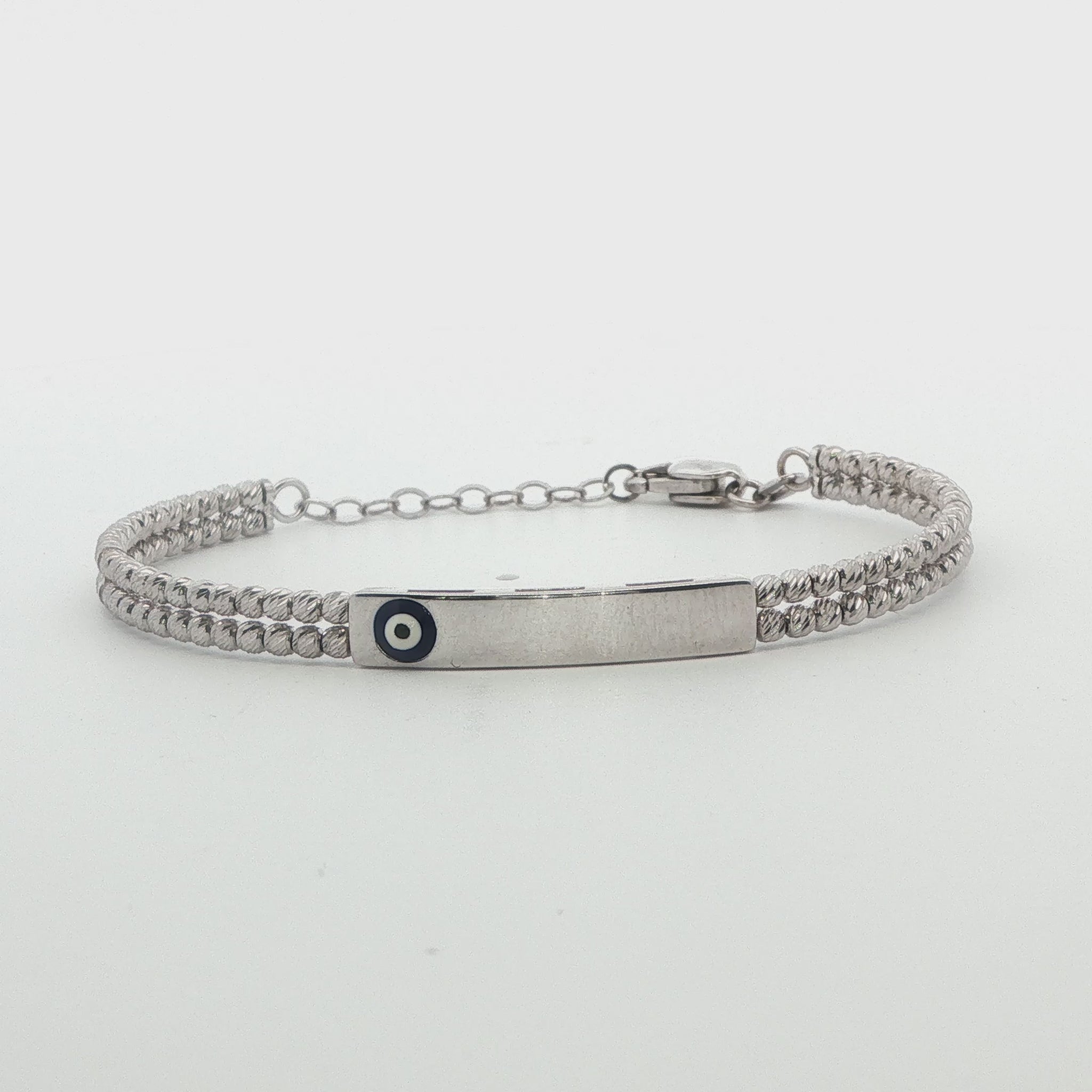 Baby Evil Eye ID Bracelet