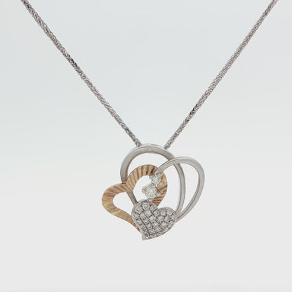 Heart Diamond Pendant Necklace