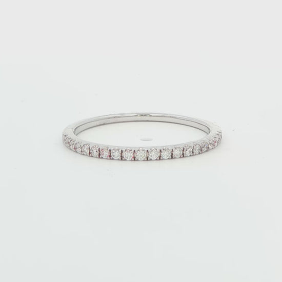 Micro-Pavé Diamond Wedding Band