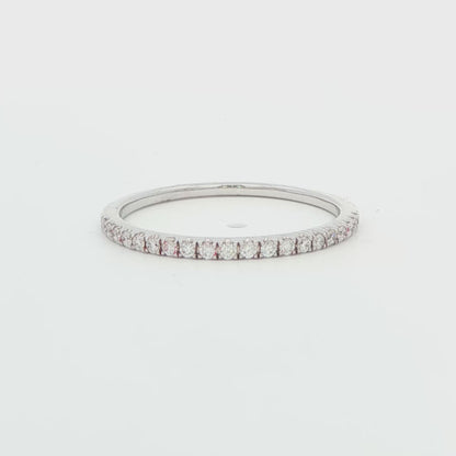 Micro-Pavé Diamond Wedding Band