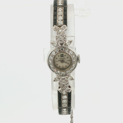 Blue Sapphire and Diamond Estate Watch