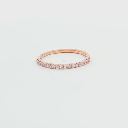Diamond Semi-Eternity Wedding Band