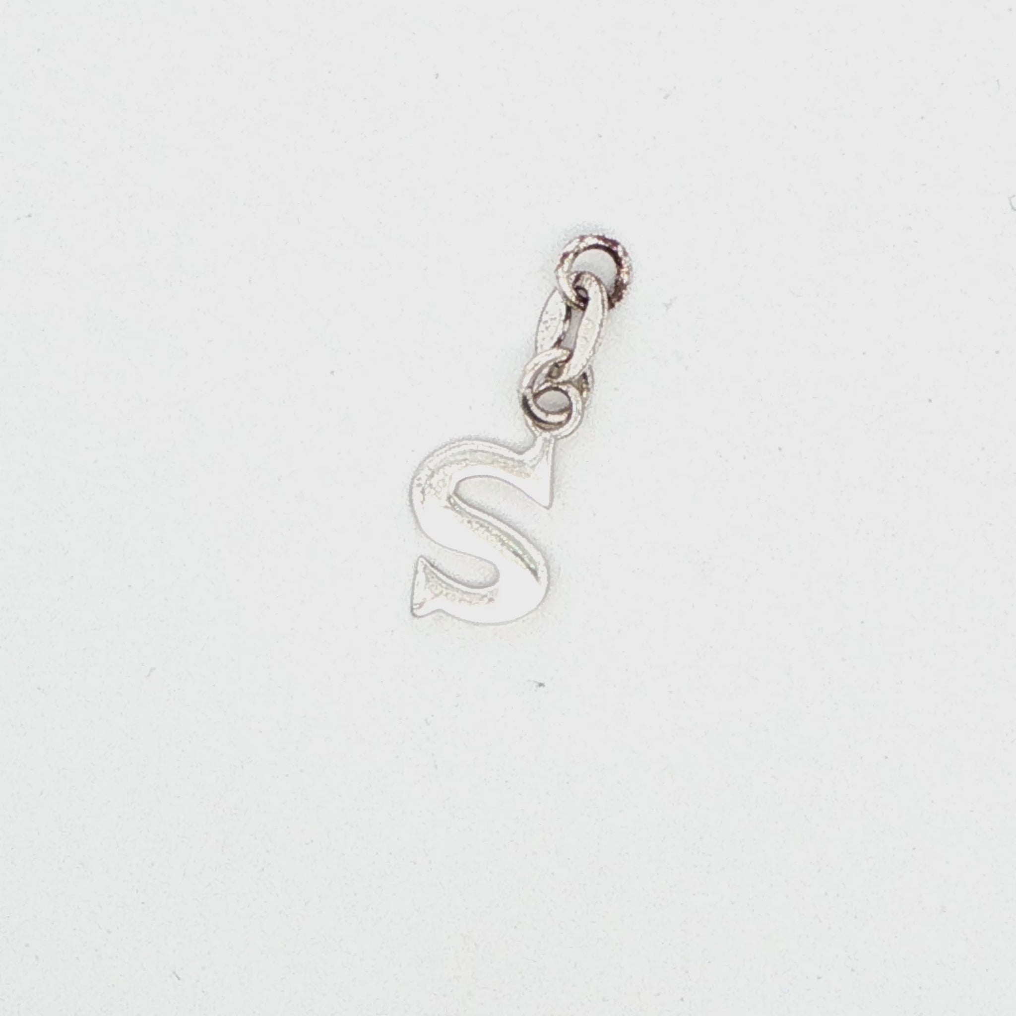 S Initial Pendant