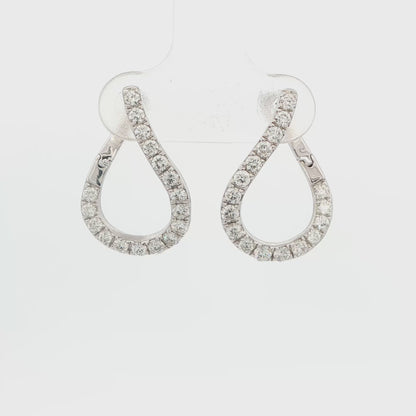 Diamond Hoop Earrings