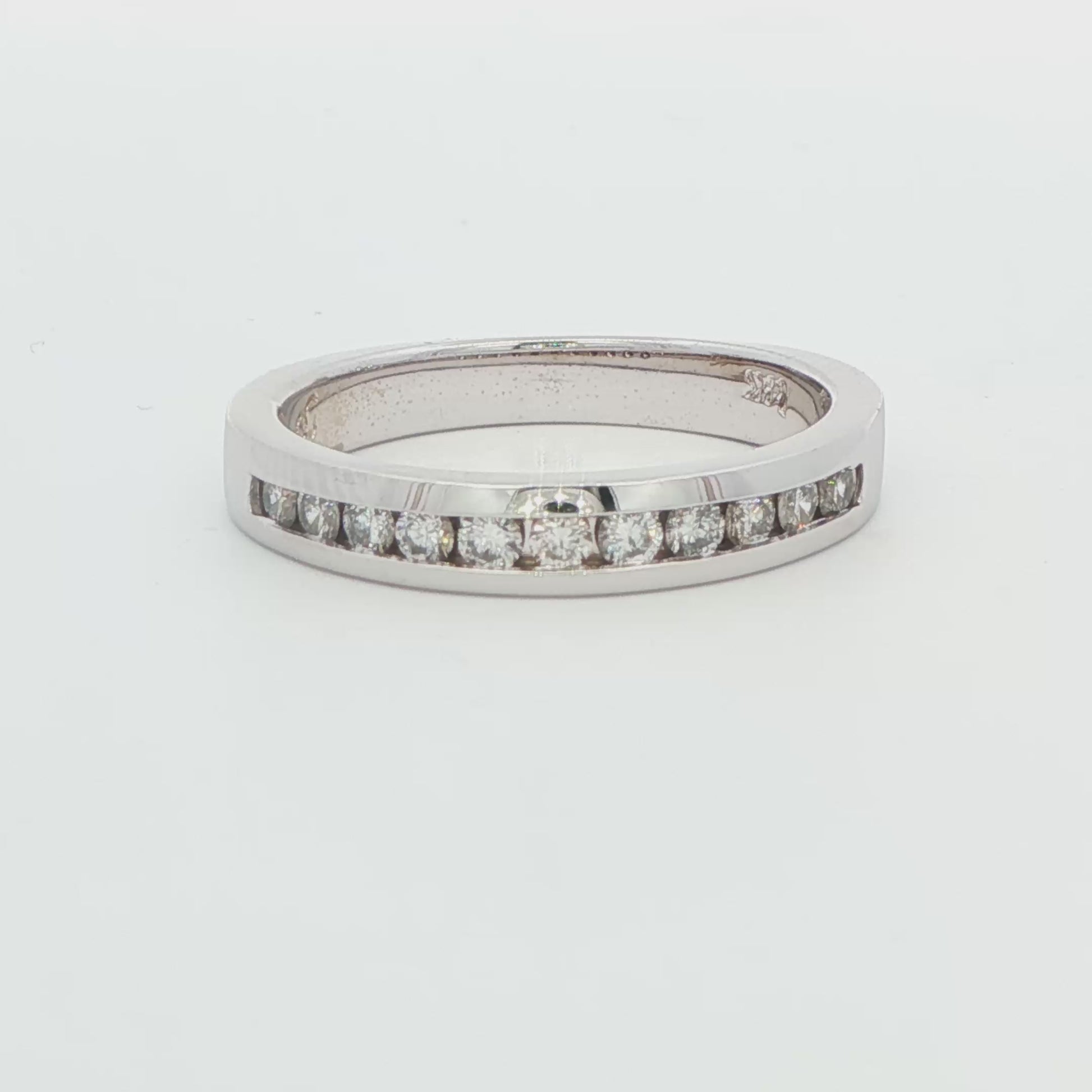 Channel-Set Diamond Wedding Band