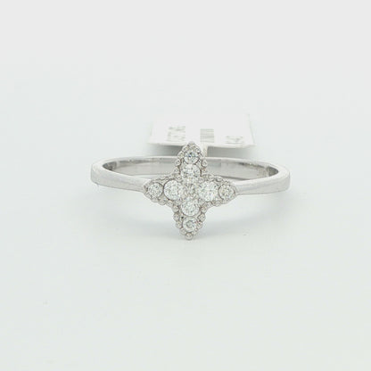 Diamond Trillium Ring