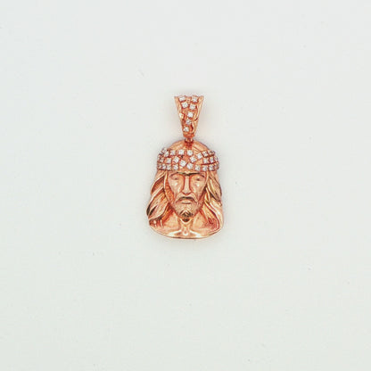 Diamond Jesus Pendant
