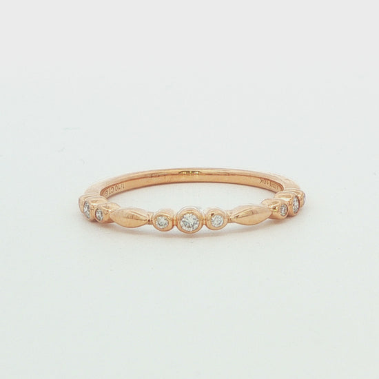 0.10 CTW Diamond Stack Band