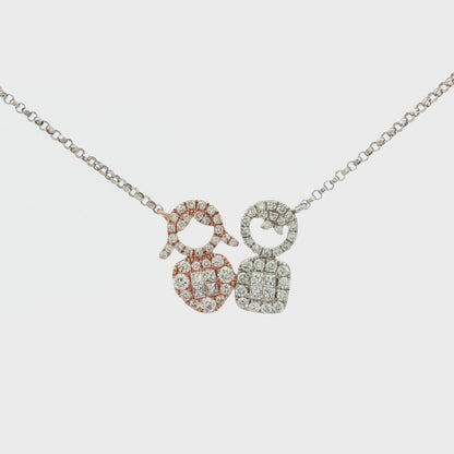 Diamond Boy & Girl Pendant