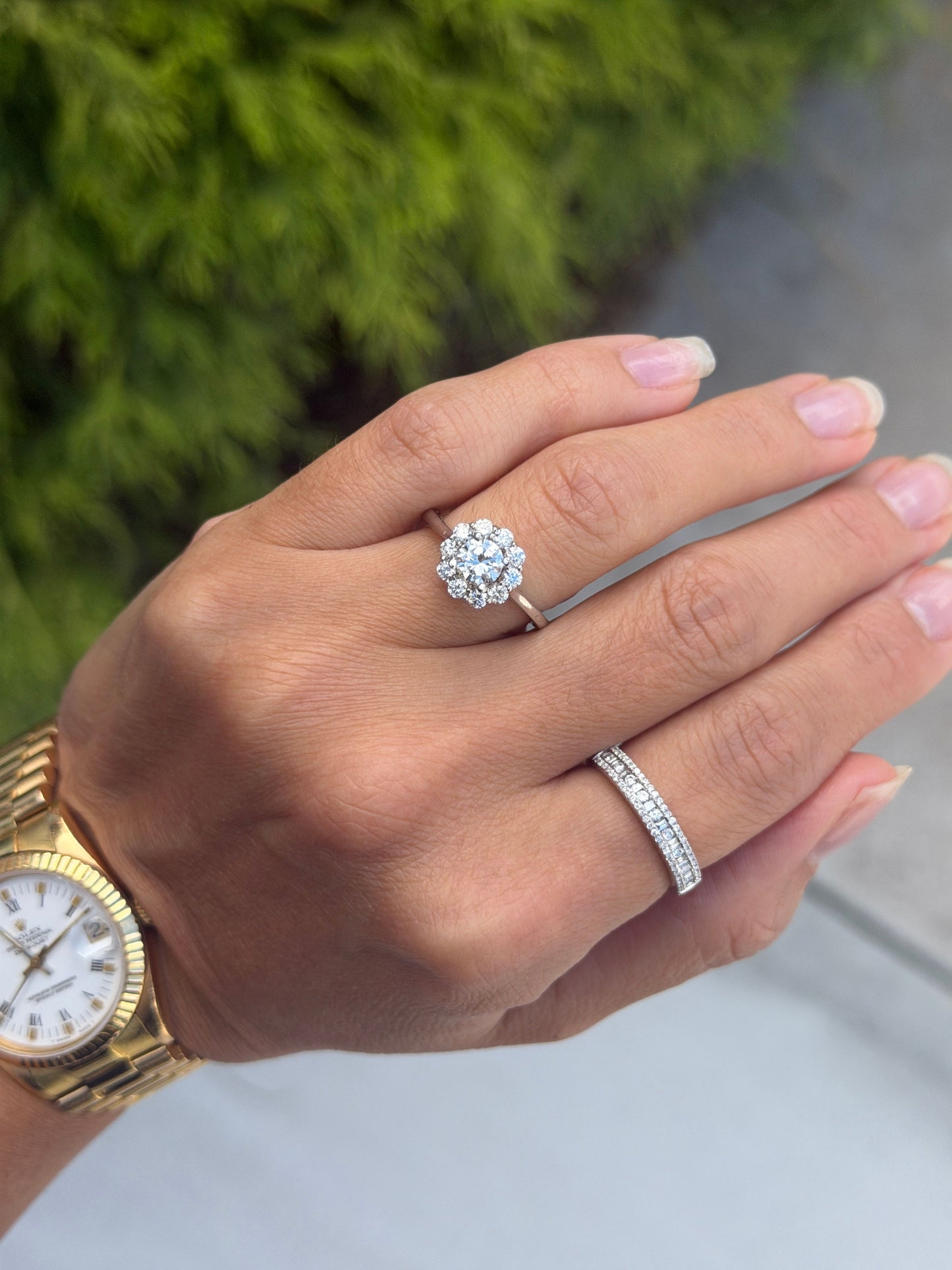 Halo Engagement Ring