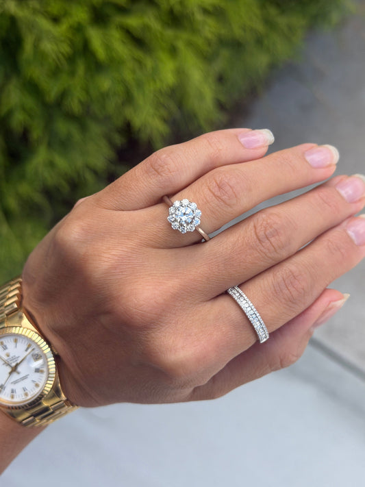 Halo Engagement Ring